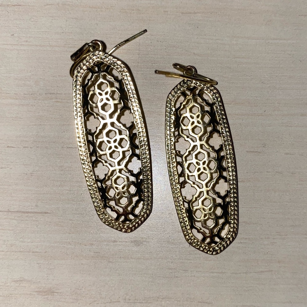 Gold Kendra Scott Earrings